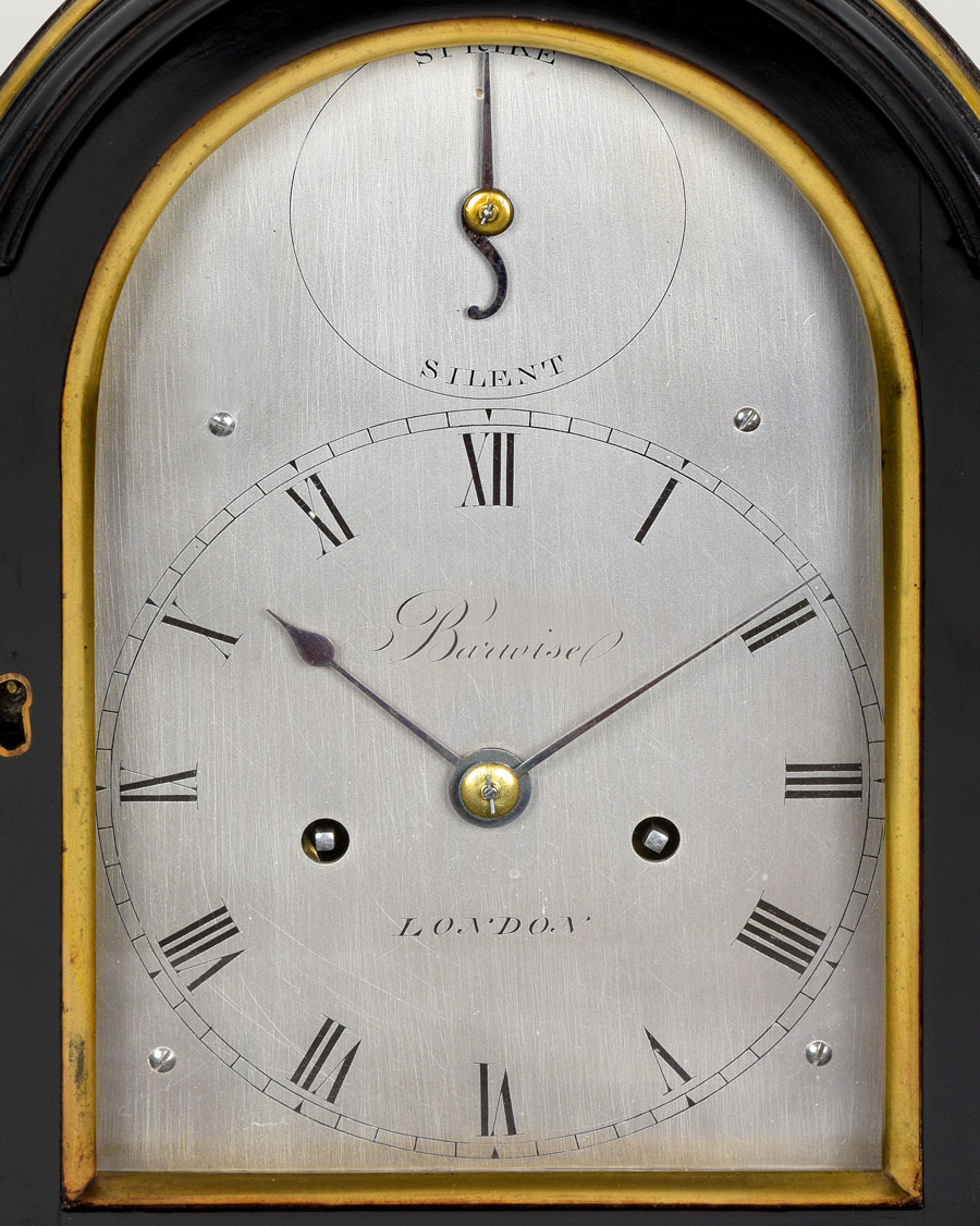 BARWISE. A fine English late George III period striking table clock of ...