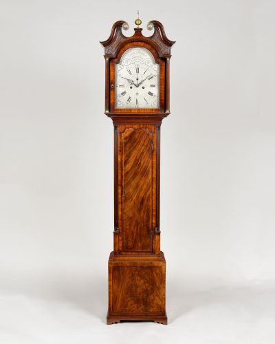 GEORGE STODDART. A fine classic Edinburgh mahogany longcase clock